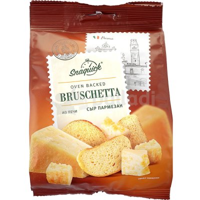 Сухари-гренки Брускетта 80г со вкусом сыр пармезан