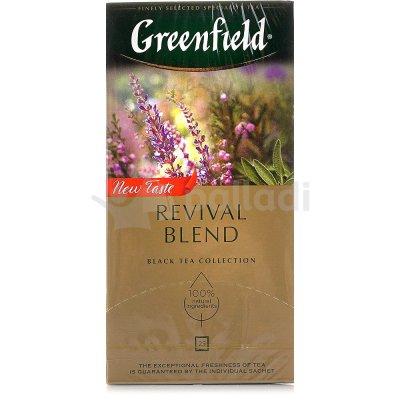 Чай Гринфилд 25пак Revival Blend черный