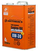 Моторное масло 0W30 SP/GF-6+PAO AUTOBACS ENGINE OIL FS 4л
          Артикул: A00032234