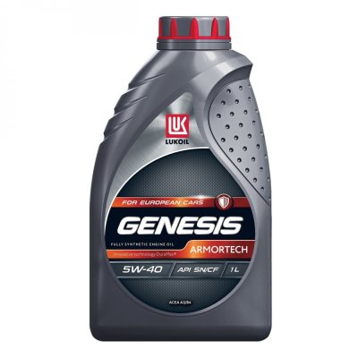 Масло моторное 5W40 SN/CF A3/B4 LUKOIL GENESIS ARMORTECH 1л синтетическое
          Артикул: 3148670