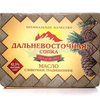 Масло сливочное 180г 82.5% Дальневосточная сопка