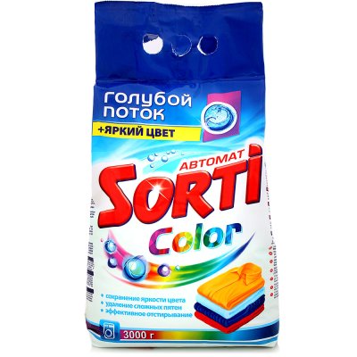 Стиральный порошок Sorti Color 3кг