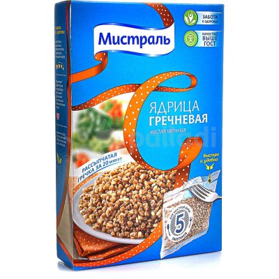 Крупа Мистраль 5*80г гречневая