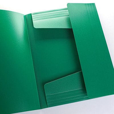 Папка на резинке  Berlingo зеленый арт. МВ2327