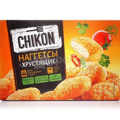 Наггетсы куриные Chikon 300г хрустящие