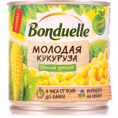 Кукуруза молодая Bonduelle 425мл ж/б 