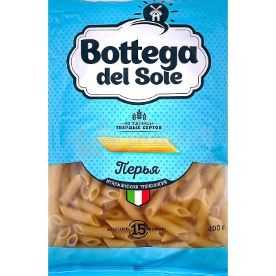 Макаронные изделия Bottega del Sole 400г перья