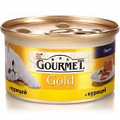 Корм для кошек GourmeT Gold 85г с курицей