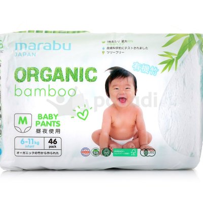 Трусики-подгузники MARABU ORGANIC для детей M 6-11кг 46шт