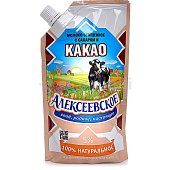 Молоко сгущеное Алексеевское 5% 270г с какао м/у