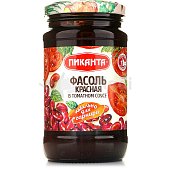 Пиканта Фасоль красная 390г в томатном соусе