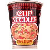 Лапша Cup noodle 81г с вкусом тонкацу острая