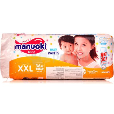 Трусики MANUOKI XХL 15+ кг 36шт