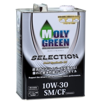 Масло моторное 10W30 SM/CF MOLYGREEN SELECTION 20л п/синтетическое
          Артикул: 470129