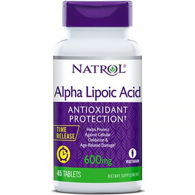 Natrol Alpha Lipoic Acid 600mg (45 таб)