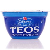Йогурт Греческий Teos 2%  Савушкин продукт