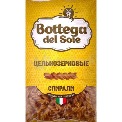 Макаронные изделия Bottega del Sole 400г спирали цельнозерновые