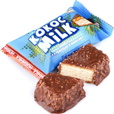 Конфеты Акконд кокос милк с карамелью 180г