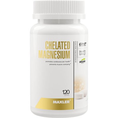 Maxler Chelated Magnesium (120 таб)