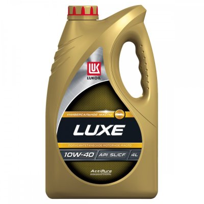 Масло моторное 10W40 SL/CF LUKOIL LUXE 4л п/синтетическое
          Артикул: 19188