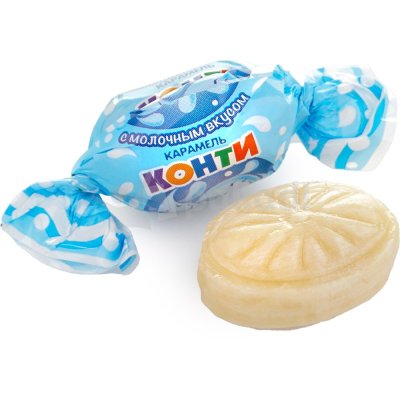 Карамель Конти 230г с молочным вкусом