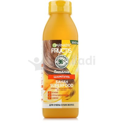 Шампунь FRUCTIS 350мл Банан для сухих волос