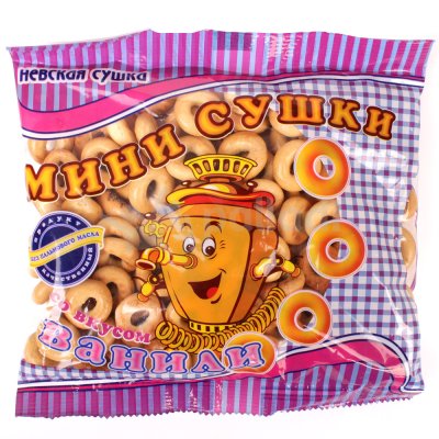 Сушки-мини Невская сушка 200г  с ванилью