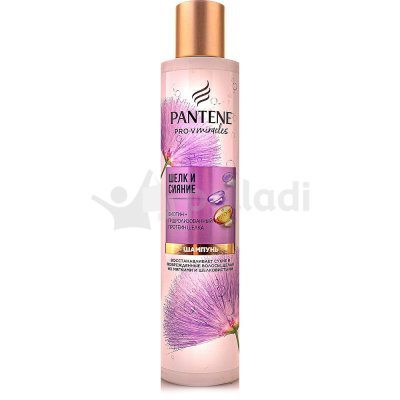 Шампунь PANTENE Шелк и сияние для сухих поврежденных волос 250мл