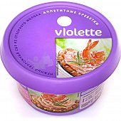 Сыр творожный Violette с креветками 140г Карат