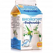 Биойогурт " Бифилайф" 2,5% 450г Молокозавод Поронайский