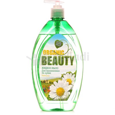 Мыло жидкое ORGANIC BEAUTY для применения на кухне Ромашка 1л