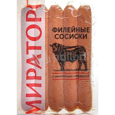 МИРАТОРГ Сосиски Филейные 225г 
