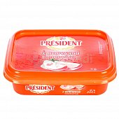Сыр плавленый Президент 200г ветчина ванна