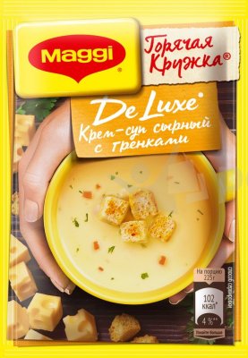 Горячая кружка Maggi 25г сырный с гренками 1/26