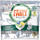 Капсулы для посудомоечных машин FAIRY Platinum All in 1 Лимон 1 12 шт