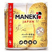 Полотенца бумажные Maneki Kabi 4шт  2-х слойное 240л РТ 264 Н (1/6)