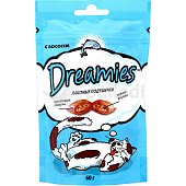 Корм для кошек Dreamies 60г подушечки с рыбой