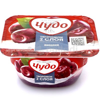 Творожок фруктовый Чудо 4% 100г Вишня