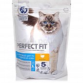 Корм Perfect Fit 650г для кошек красивая шерсть и здоровая кожа с индейкой