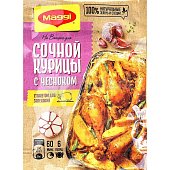 Maggi 38г Приправа для сочной курицы с чесноком (с пакетом д/запекания) 1/20 