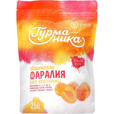 Планета витаминов Гурманика Абрикосы Фаралия без косточки 250г