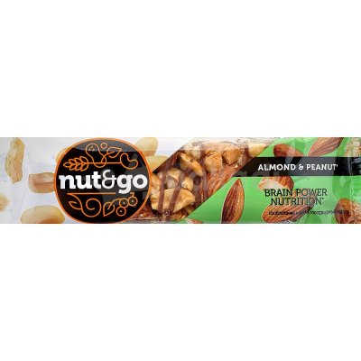 Батончик NUT N GO 34г миндаль-арахис