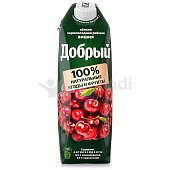 Сок Добрый 1л Вишня,яблоко,черноплодная рябина