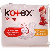 Прокладки гигиенические KOTEX Young нормал 10шт