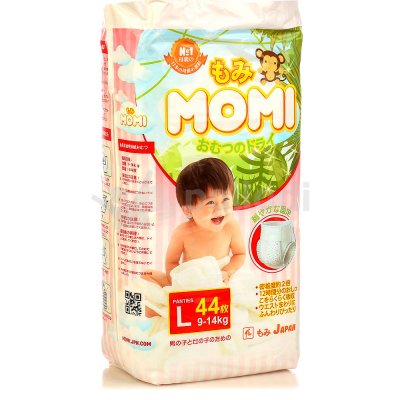 Трусики MOMI для детей L 9-14кг 44шт