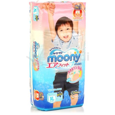 УД Трусики MOONY для мальчиков XL 12-17кг 38шт