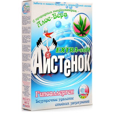Стиральный порошок АИСТЕНОК Extra-Soft Детское 400г
