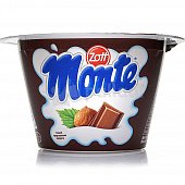 Десерт молочный Zott Monte 150г с шоколадом и лесными орехами