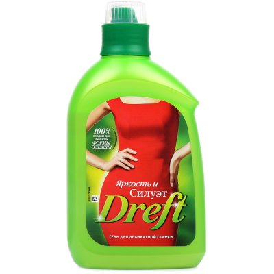 Средство для стирки DREFT жидкое Яркость и Силуэт 800мл