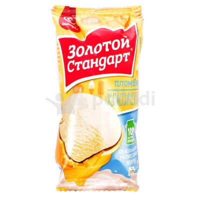 Мороженое Золотой стандарт  86г пломбир 1/24